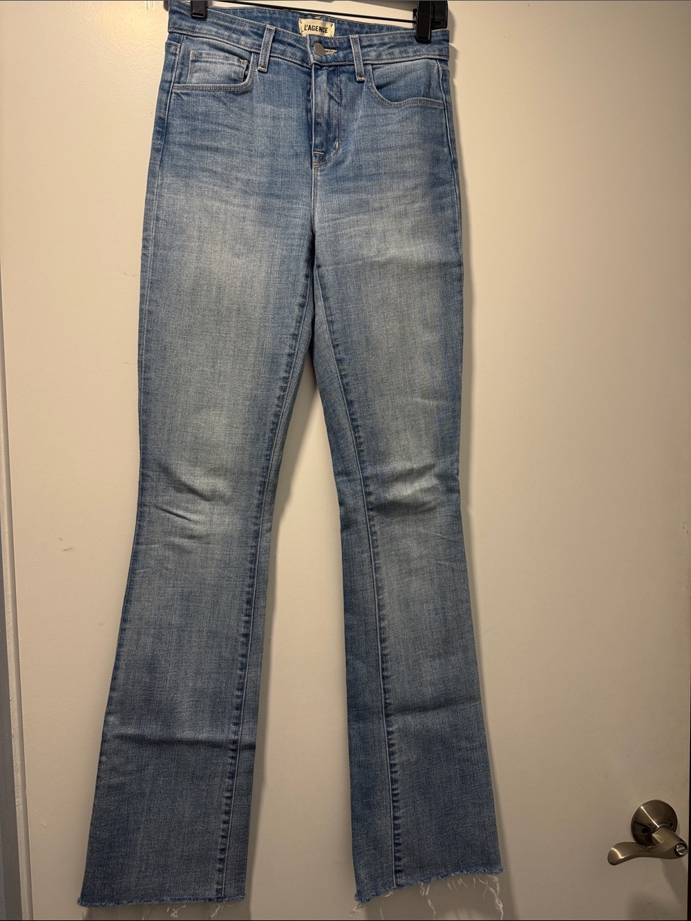 L'AGENCE Light Blue Flare Jeans